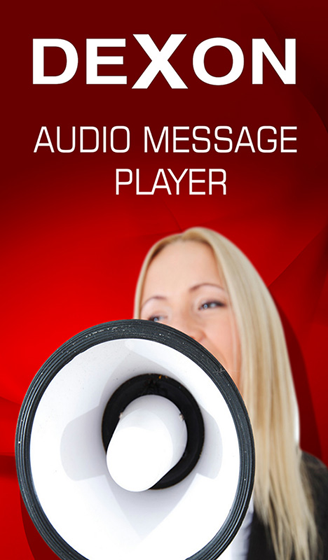 Aplikace Dexon Audio Message Player