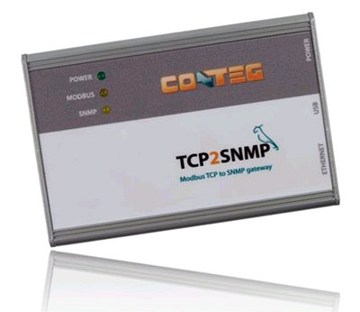 CONTEG: Převodník komunikace pro CoolTeg Plus jednotky mezi TCP a SNMP 