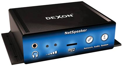 DEXON: NetSpeaker – systém digitálního IP ozvučení
