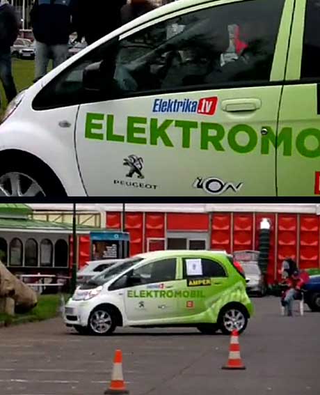 #EH: Jízda zručnosti s elektromobilem na Rallye večerní Prahou