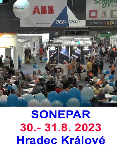 Elektrotechnická výstava SONEPAR 30.-31.8.23