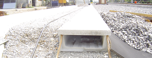 HYDRO BG: Kabelové žlaby pro stavbu železnic