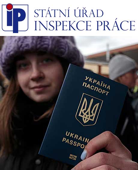 Inspekce práce bude dohlížet na pracovní podmínky ukrajinských uprchlíků
