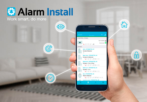 Mobilní aplikace Alarm Install urychluje instalaci