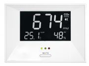 Monitor CO2, relativní vlhkosti a teploty