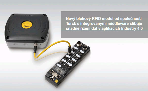 TURCK: Nový RFID modul s integrovaným zpracováním dat