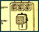 #EH: Elektroměrová deska a přístroje uvnitř pohledem v roce 1950
