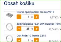 e-shop K&V ELEKTRO oblasti B2B