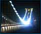 VELKÁ BRITÁNIE: Detaily osvětlení Clifton Suspension bridge
